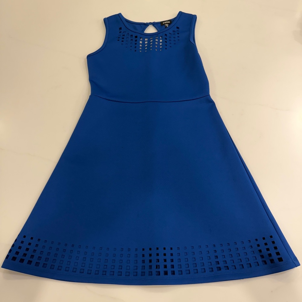 Zunie Royal Blue Formal Kids Dress